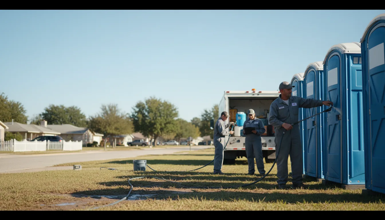 Long-Term Portable Toilet Rental in Bishop, TX near me